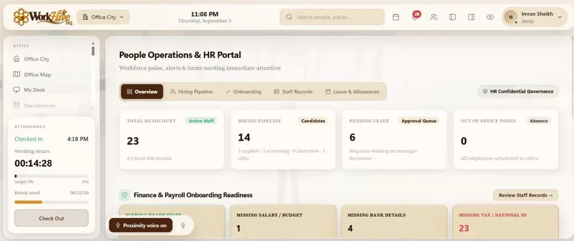 WorkHive HQ HR & People